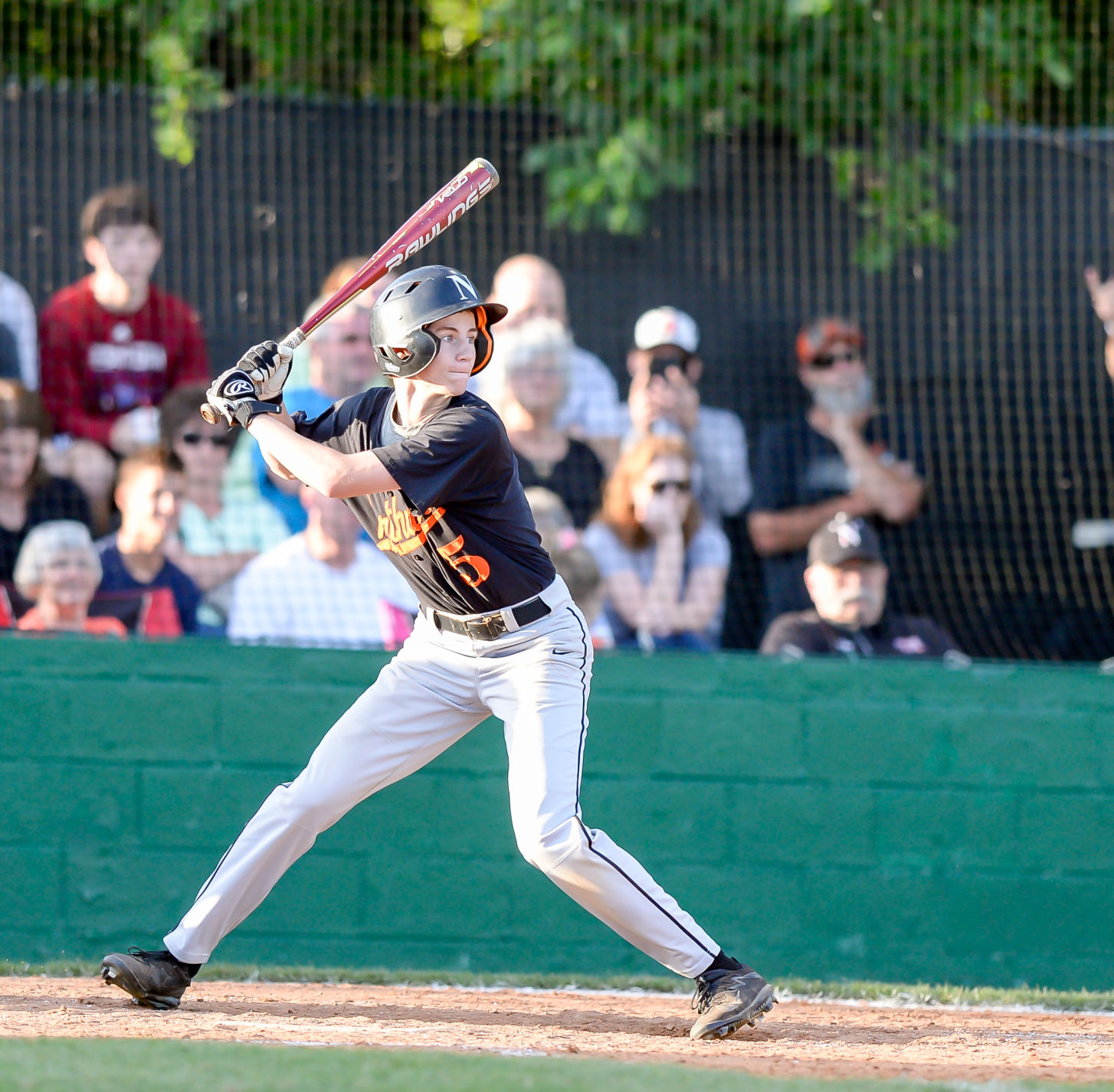 Friday night baseball action